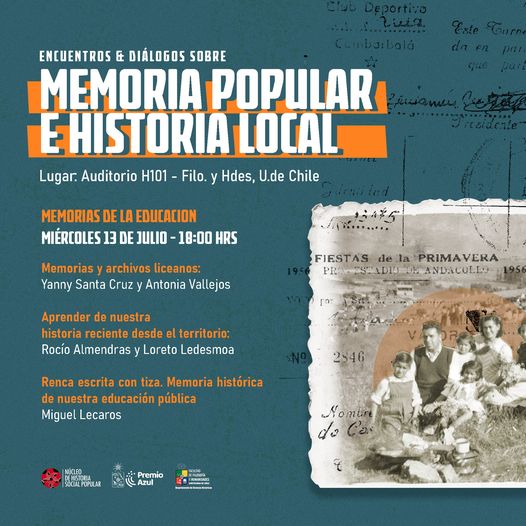 Memorias de Chuchunco se presenta en Seminario sobre “Memoria Popular e Historia Local”