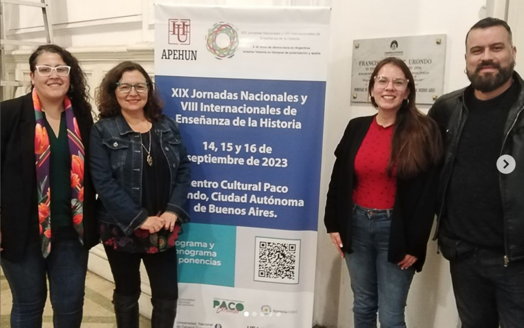 Memorias de Chuchunco se presenta en las VII Jornadas Internacionales de la Enseñanza de la Historia (Buenos Aires, Argentina)